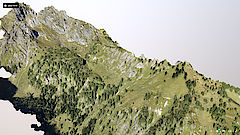 3D-Modell Brunnenkopfalm